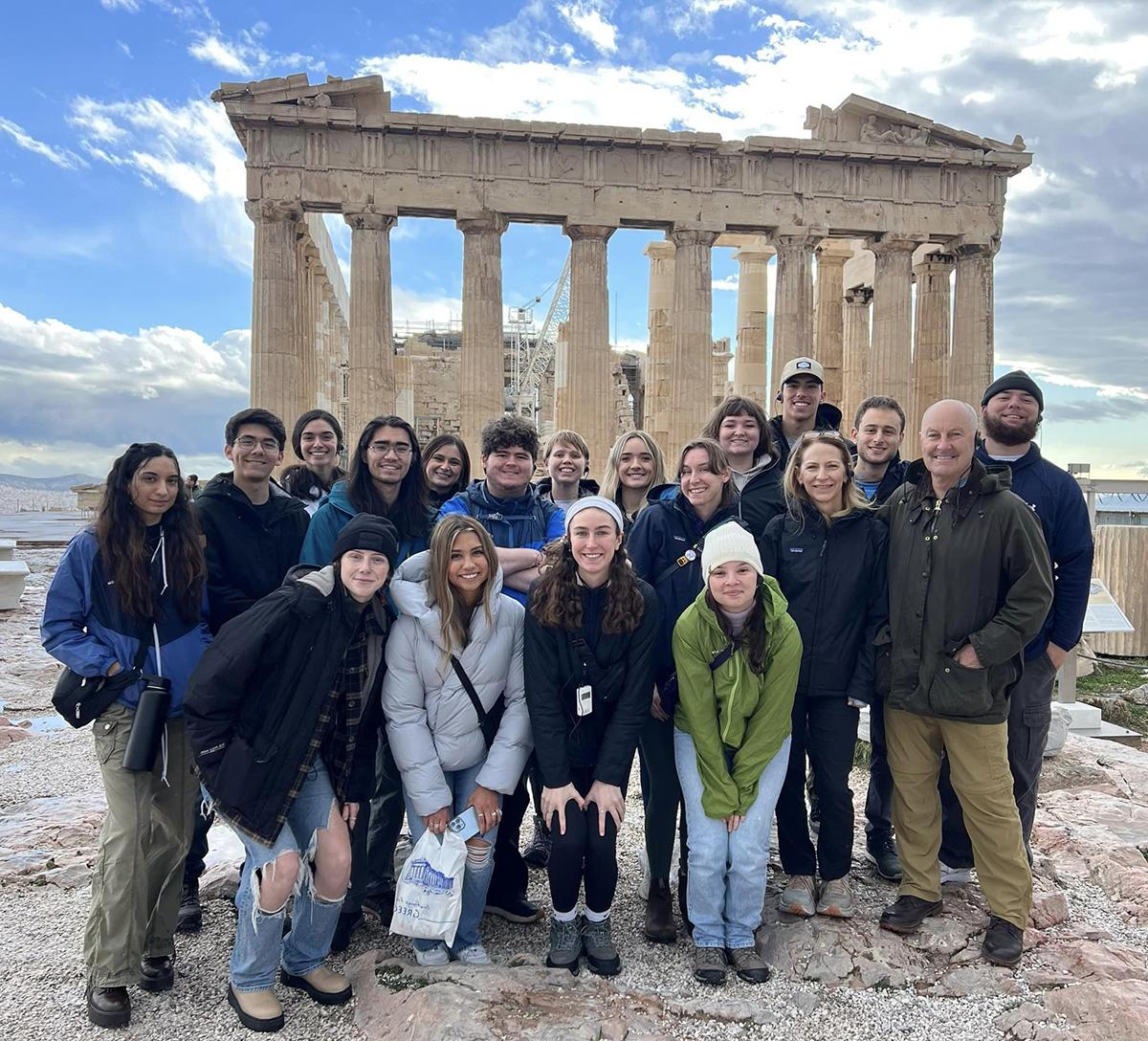 Jan Term class in Greece