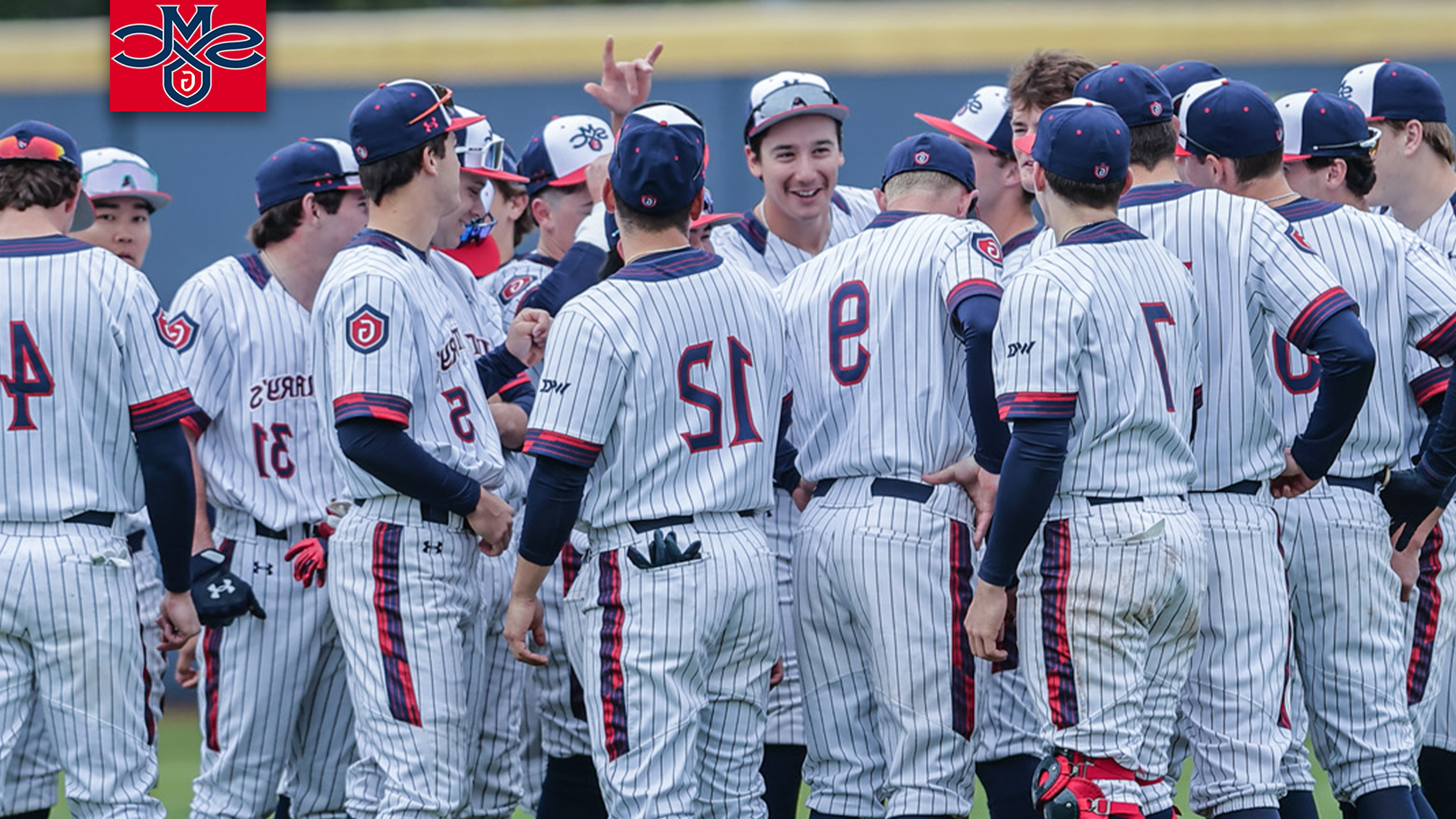 Saint Mary's 棒球 celebrates a victory in 2024