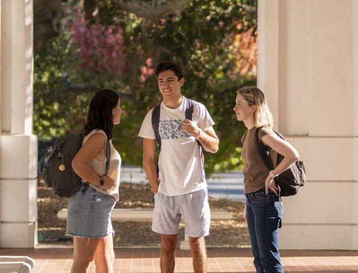 Saint Mary's Blockchain Minor Students on Campus