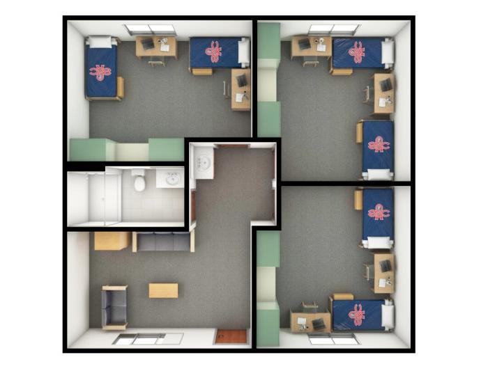 becket more suite style layout